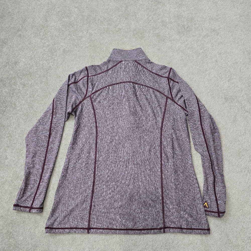 NWT Antigua Desert Dry Long Sleeve Maroon Pullover Women's Size Medium - Picture 2 of 4